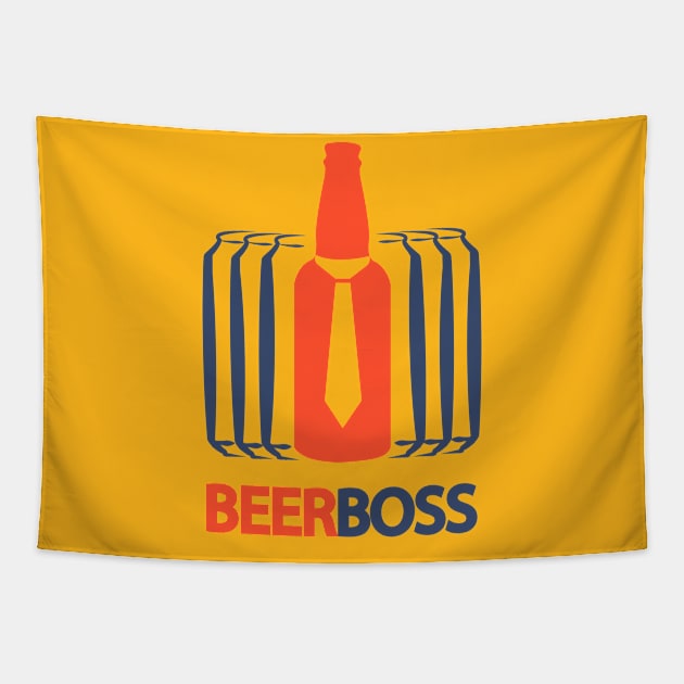 T-shirt for beer boss Tapestry by Drunken T-shirts