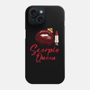 Scorpio Queen Red Lipstick Phone Case