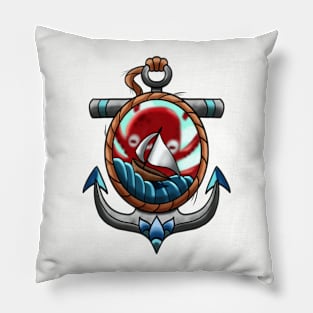 Kraken Anchor Pillow