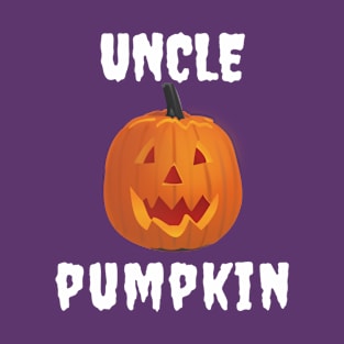 Uncle Pumpkin Jack O Lantern Matching Family Halloween T-Shirt