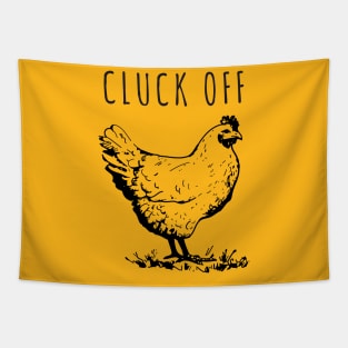 Cluck Off! Chicken Tapestry