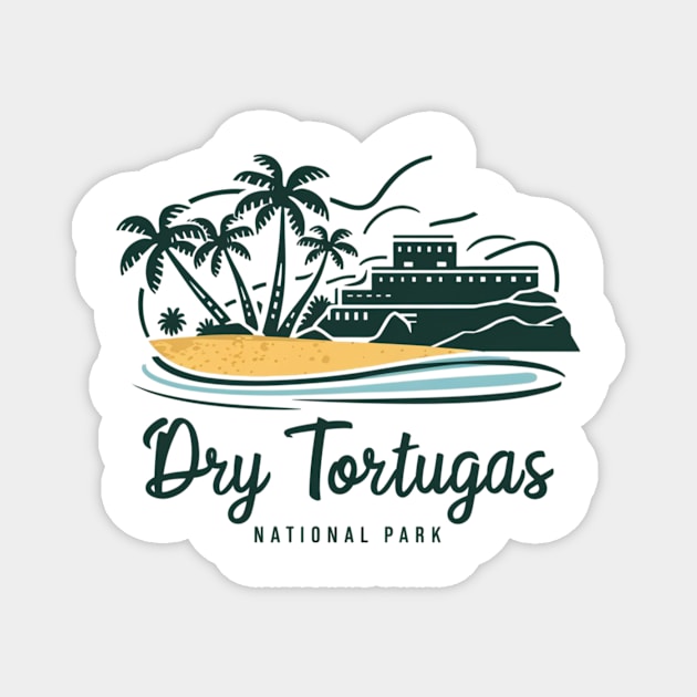 Dry Tortugas National Park Landscape Magnet by Perspektiva