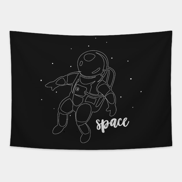 08_Astrospace fall in line Tapestry by Whatastory