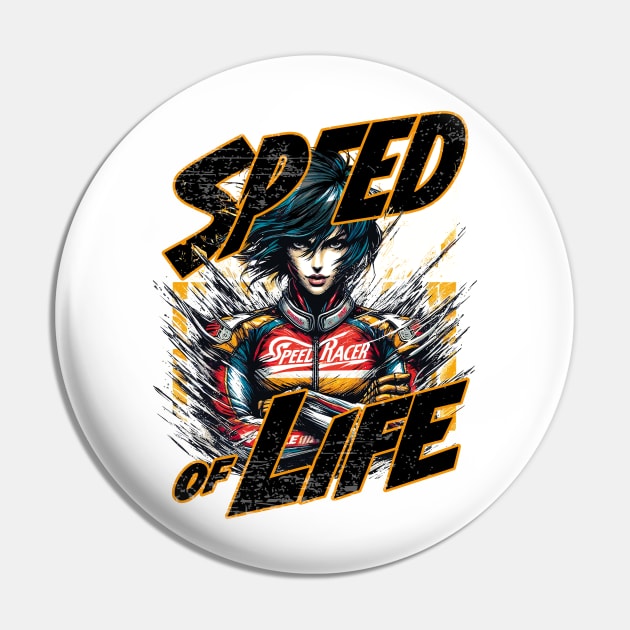 Speed Of Life Pin by Cutetopia