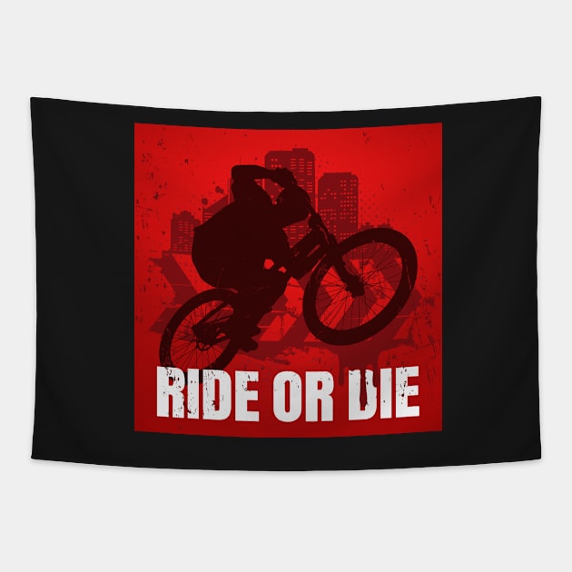 RIDE OR DIE Tapestry by Hoyda