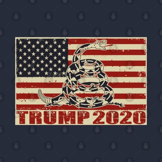 Trump 2020 Flag by Etopix