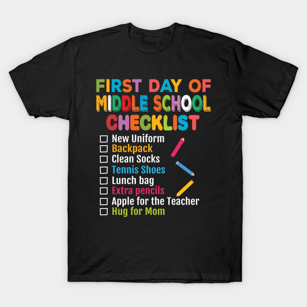 First Day Of Middle School Teacher Student Back To School 2019