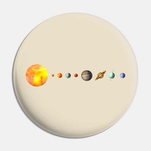 Solar System Pin by Terry Fan