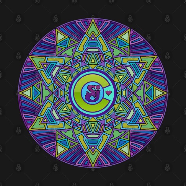 String Cheese Incident Sacred Mandala SCI Colorado Love 2 by Shayna