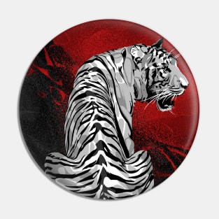 White Tiger Pin