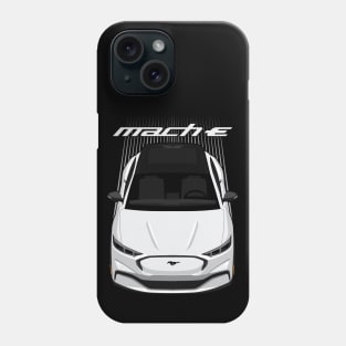 Ford Mustang Mach E SUV - White Phone Case