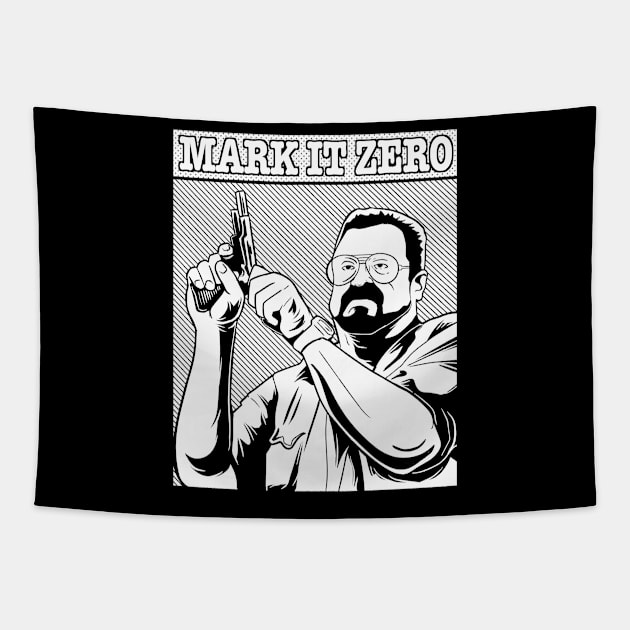 walter mark it zero Tapestry by opoyostudio