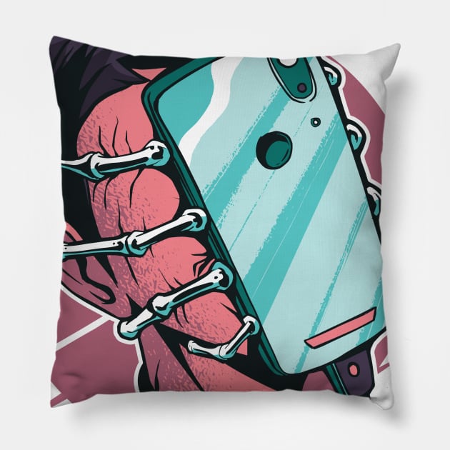 Phone Facehugger Pillow by lordambyar