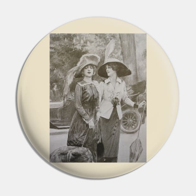 Women friends going out in 1912 Pin by Gilded Age