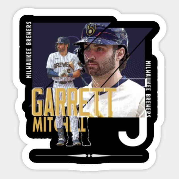 Garrett Mitchell baseball Paper Poster Brewers 4
