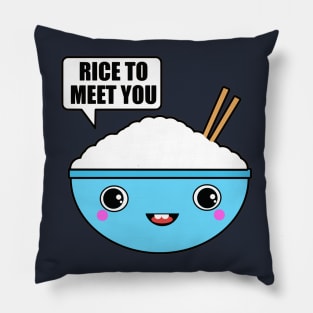 Rice to Meet You Pillow