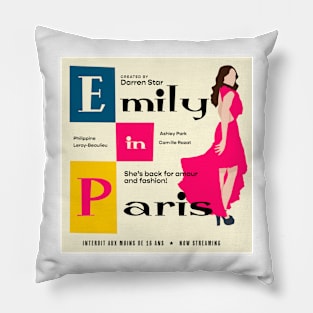 Emily in Paris Godard Pillow