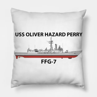 USS OLIVER HAZARD PERRY - FFG-7 Pillow