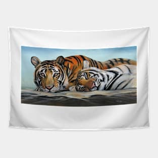 Tiger Tiger Burning Bright Tapestry