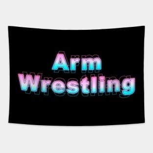 Arm Wrestling Tapestry