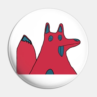 The Silly Fox Pin