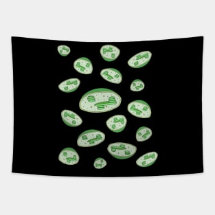 Chloroplast collage Tapestry