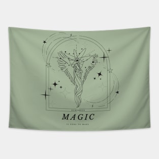 Magic Cosmic Woman Tapestry