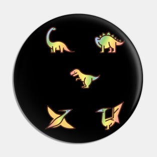 Discreet Pride LGBT Dinosaurs Pin
