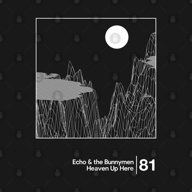 Heaven Up Here / Minimal Style Graphic Artwork Design by saudade