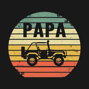 Jeep Papa Vintage Jeep Retro Jeep Sunset Jeep Men/Women/Kid Jeep T-Shirt