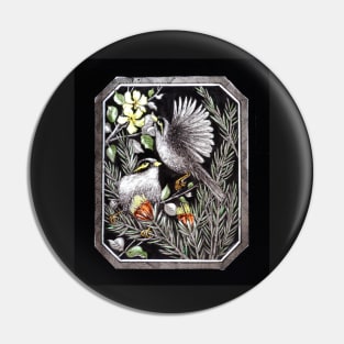 Noisy Mynah Birds & Thorny Mountain Devils Pin