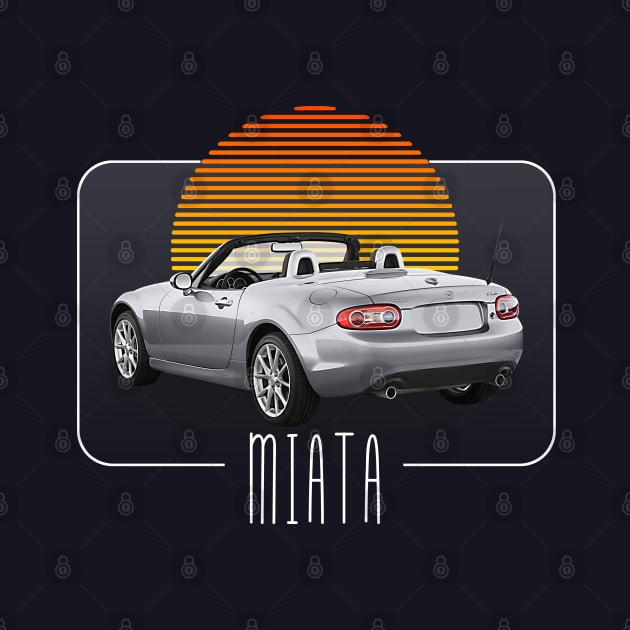 Mazda Miata  // Retro Classic Car Lover Design by DankFutura