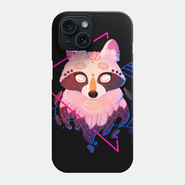 Raccoon Phone Case by Mob0