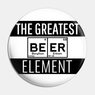 Beer element Periodic Table Pin