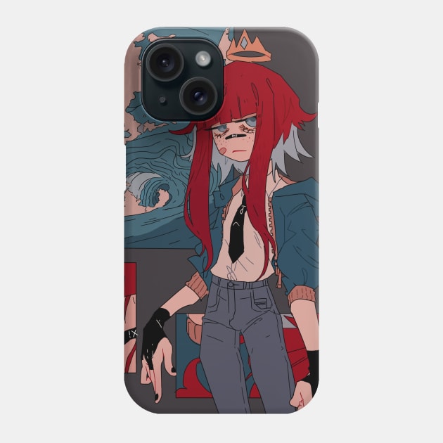 The Queen of the Waves Phone Case by rosywhitey