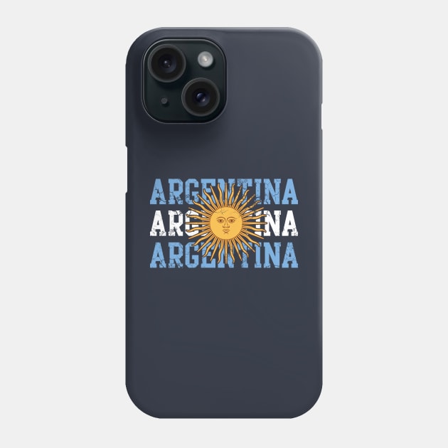 Argentina Flag Design Family Heritage Home Phone Case by E