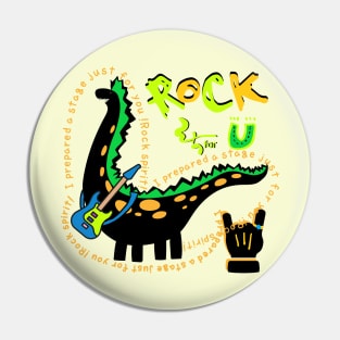 rock spirit, dinosaur Pin