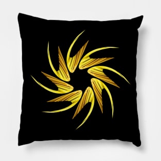 Golden Star Pillow