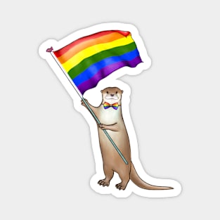 Pride Otter Magnet