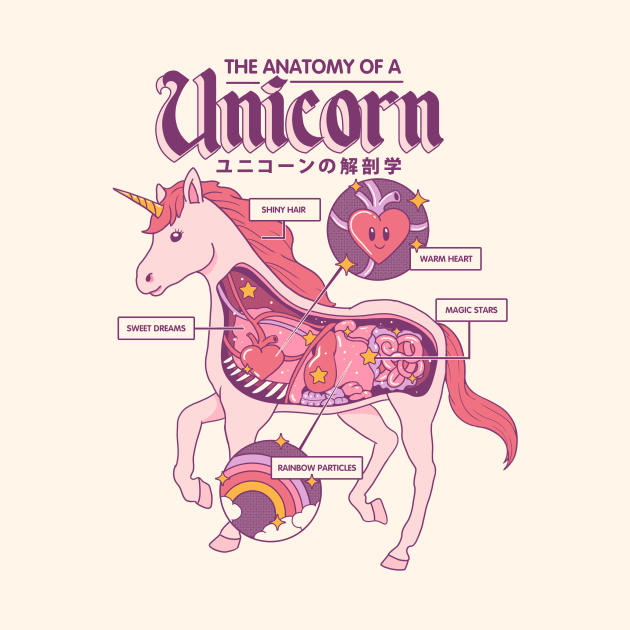 The Anatomy of a Unicorn - Double Sided by thiagocorrea