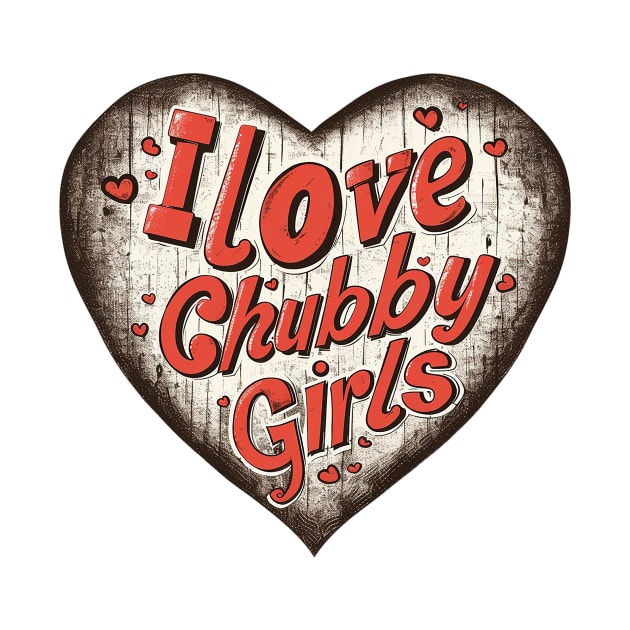 i love chubby girls by Stephanie Francoeur Art