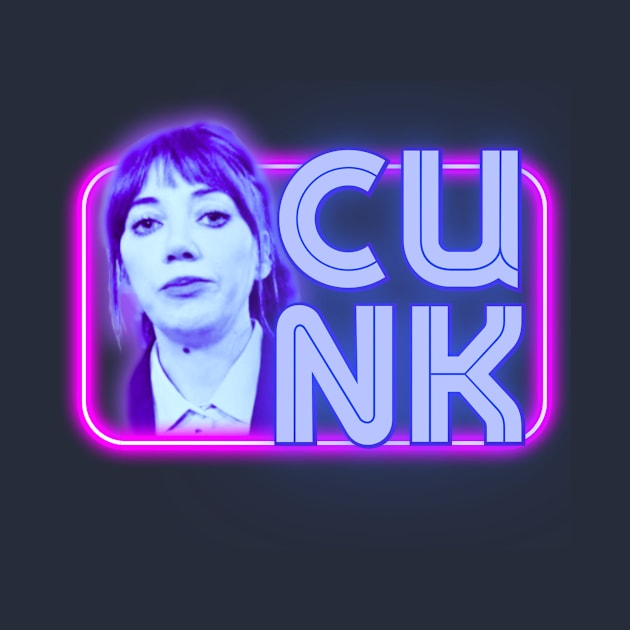 Neon Philomena Cunk by Soapy Retro