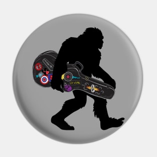 bigfoot playing guitar Pin