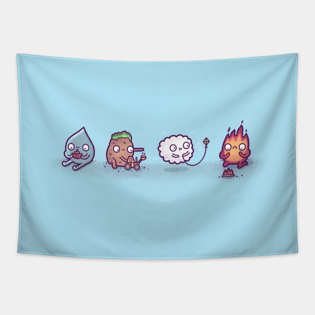 elementals Tapestry by Randyotter