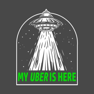 Funny UFO Abduction Aliens Flying Saucer T-Shirt