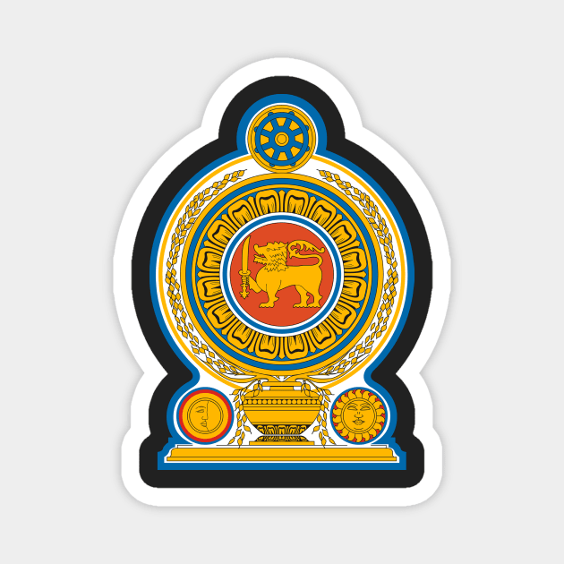 Emblem of Sri Lanka Magnet by Flags of the World