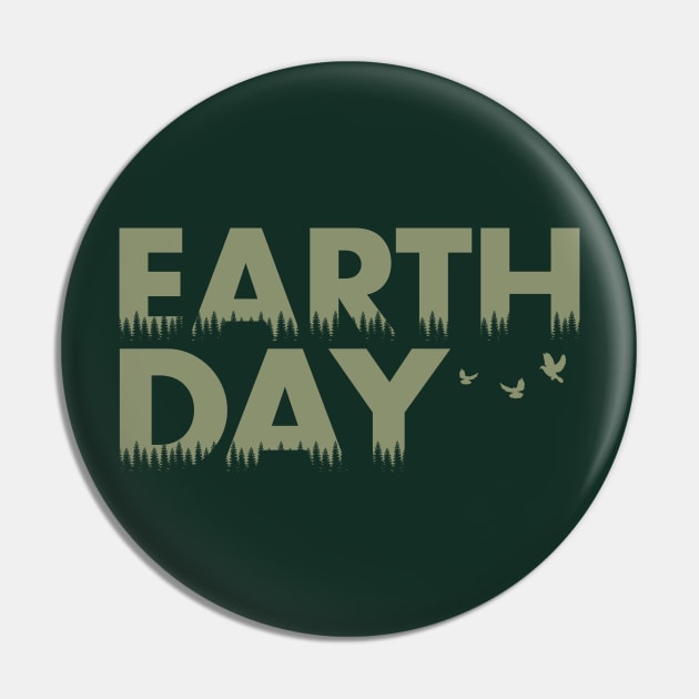 Earth Day Pin by mailboxdisco