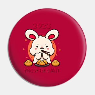 Year of the Rabbit - Cute Kawaii Style Pin