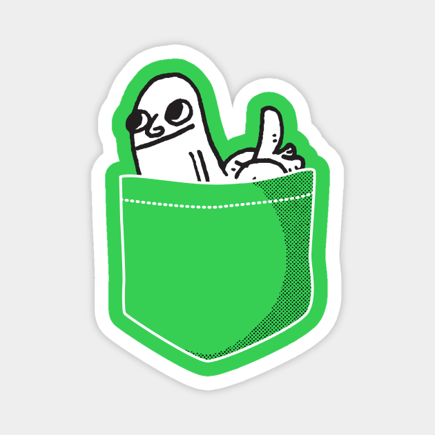 Pocket Dick Butt Magnet by dumbshirts
