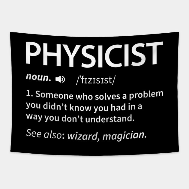 Physicist Definition Tapestry by DragonTees